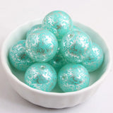 100pcs Mint Green Acrylic Pearl Beads for Necklace Making