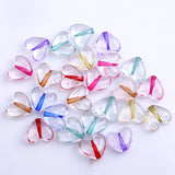 Heart Shape Mix Color Acrylic Beads 17x15mm 300pcs