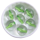 Acrylic Clear Transparent Beads Mix Colorful Round 8-20mm