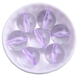 Acrylic Clear Transparent Beads Mix Colorful Round 8-20mm