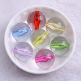 300pcs Mix Colorful Acrylic Clear Beads for Kids Necklace Making