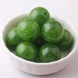 Colorful Resin Glitter Shinny Beads 100pcs for Chunky Jewelry Making