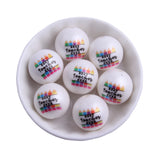 20mm Acrylic Pearl Mom Beads for Jewelry Making Chunky Necklace
