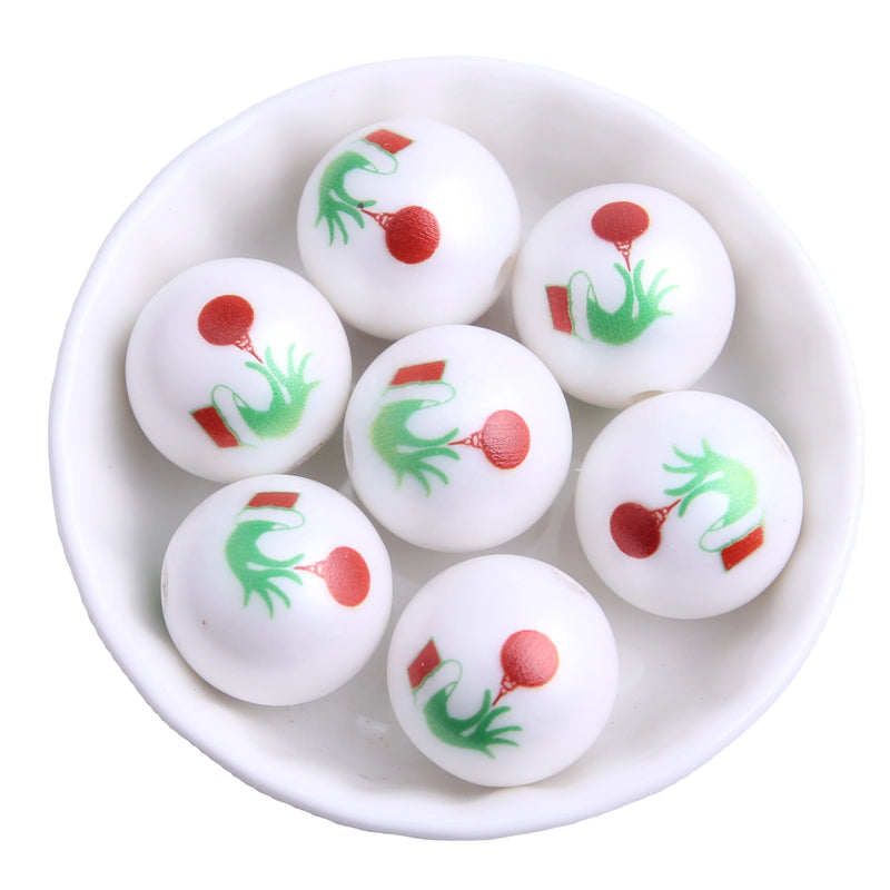 20mm 100pcs Acrylic Matte Pearl Beads for Jewelry Making