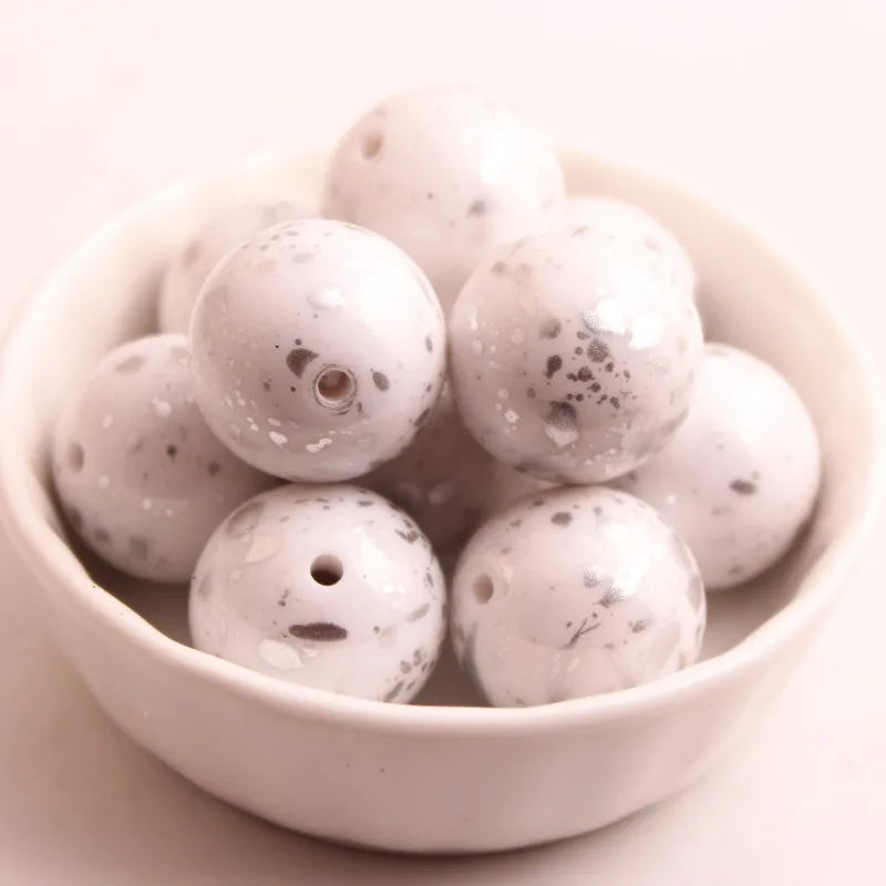 20mm Acrylic Splash Beads Girls Necklace Jewelry