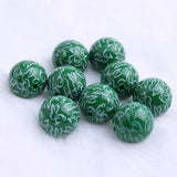 20mm Acrylic Green Rabbit Beads for Kids Chunky Necklace
