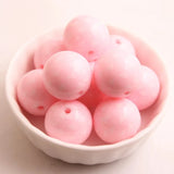 20mm 100pcs Acrylic Pink Heart Beads for Kids Necklace Jewelry