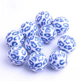 20mm 100pcs Acrylic Leopard Beads for Girls Necklace Jewelry 100pcs