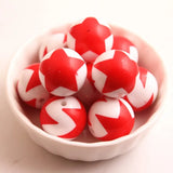 20mm Acrylic Red Star Beads for Girls Necklace Jewelry