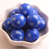 20mm 100pcs Acrylic Star Beads for Girls Necklace Jewelry