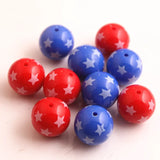 20mm 100pcs Acrylic Star Beads for Girls Necklace Jewelry