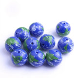 100pcs Acrylic Earth Beads for Girls Chunky Necklace Jewelry