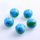 100pcs Acrylic Earth Beads for Girls Chunky Necklace Jewelry
