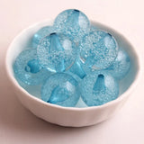 Colorful Acrylic Illusion Jelly Beads for Chunky Necklace Jewelry