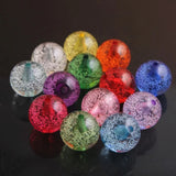 Colorful Acrylic Illusion Jelly Beads for Chunky Necklace Jewelry