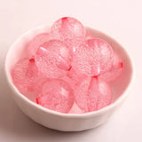 Colorful Acrylic Illusion Jelly Beads for Chunky Necklace Jewelry