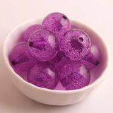 Colorful Acrylic Illusion Jelly Beads for Chunky Necklace Jewelry