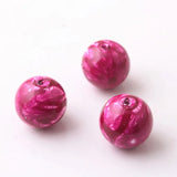 Colorful Acrylic Splash Splatter Beads for Chunky Girls Necklace Jewelry