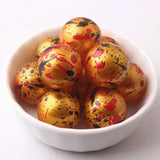 100pcs Colorful Acrylic Pearl Splatter Beads for Necklace Jewelry