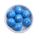 100pcs Mix Colorful Acrylic Resin Flower Beads for Chunky Girls Necklace