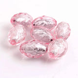 Colorful Oval Acrylic Beads for Jewelry 100pcs
