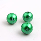 Acrylic Pearl Snowflake Beads for Bubblegum Necklace 20mm 100pcs