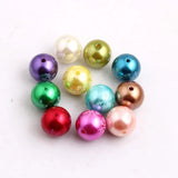 Acrylic Pearl Snowflake Beads for Bubblegum Necklace 20mm 100pcs