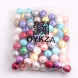 Acrylic Pearl Flower Beads for Necklace 20mm 100pcs