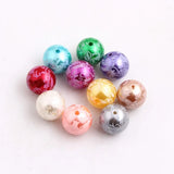 Acrylic Pearl Flower Beads for Necklace 20mm 100pcs