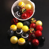 RB-025 20mm Halloween Mix Acrylic Beads 50pcs for Chunky Necklace