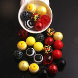 RB-025 20mm Halloween Mix Acrylic Beads 50pcs for Chunky Necklace