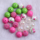 RB-035 20mm Mix Colorful Acrylic Beads 50pcs Chunky Beads for Kids