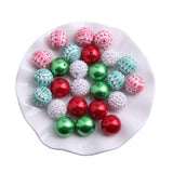 Christmas Colorful Acrylic Beads Set 50pcs Large Beads Lot for Kids