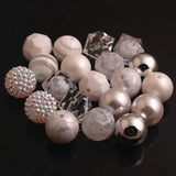 RB-09 20mm Mixed Style Acrylic Beads 50pcs