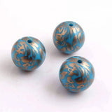 Colorful Chunky Acrylic Leopard Beads for Girls Necklace Jewelry 100pcs