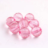Clear Transparent Disco Faceted Beads for Jewelry Making