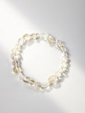 8Mm Citrine Crystal Stone Beads Bracelet for Women Healing Reiki Jewelry