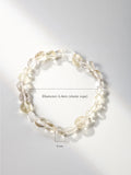 8Mm Citrine Crystal Stone Beads Bracelet for Women Healing Reiki Jewelry