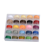 25 Mini Plate Bead String - Waxed Polyester Cord for DIY Bracelet