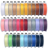 Hand Woven Nylon Tassel Pendant Bracelet 0.3mm Strand Thread