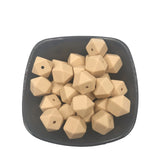 Oatmeal Silicone Bead 14mm for DIY Craft Keychain Necklace Bracelet
