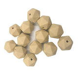 Silicone Bead Polygonal for DIY Craft Keychain Bracelet Necklace