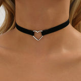 Rock Style Heart Necklace for Women Statement Sexy Women's Necklace