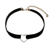 Rock Style Heart Necklace for Women Statement Sexy Women's Necklace