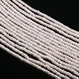2.5-3mm Oblate Shape Natural Freshwater Pearls Beads for Jewelry Making