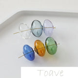 Hollow Glass Beads DIY Beaded Hand Necklace Bracelet Material Accessories
