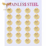 Ocean Beach Shell Earrings Set Stainless Steel Ear Piercing Jewelry 12 Pairs