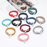 Ocean Series Anchor Bracelet Couple Whale Tail Bracelet