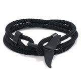 Ocean Series Anchor Bracelet Couple Whale Tail Bracelet
