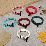 Ocean Series Anchor Bracelet Couple Whale Tail Bracelet